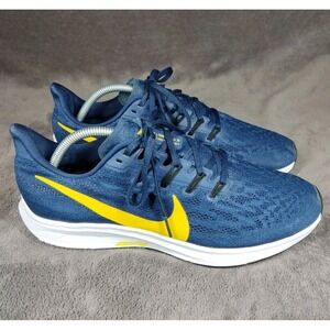 Nike Mens Air Zoom Pegasus 36 BV1773-401 Blue Running Shoes Sneakers Size 9.5